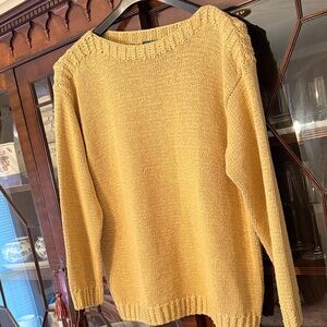 Lauren Ralph Lauren Mustard Crew Neck Sweater